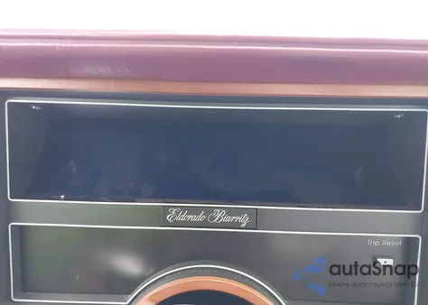 1987 Cadillac Eldorado из США, поврежденный, VIN 1G6EL1187HU601100